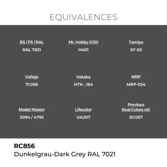 Real Colors: Dunkelgrau-Dark Grey RAL 7021 17 ml. - AK Interactive ...