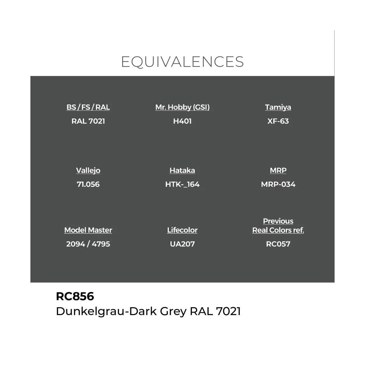 Real Colors: Dunkelgrau-Dark Grey RAL 7021 17 ml. - AK Interactive ...