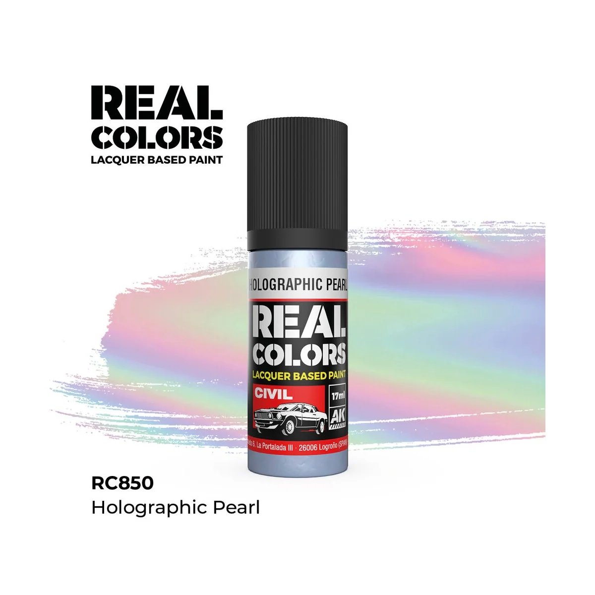 Real Colors: Holographic Pearl 17 ml. - AK Interactive RC850