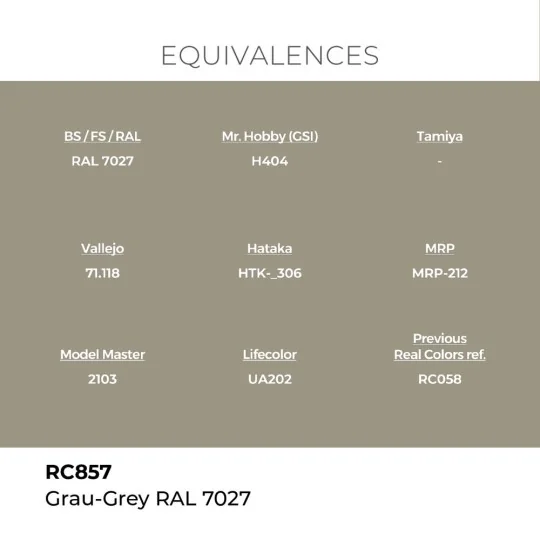Real Colors: Grau-Grey RAL 7027 17 ml. - AK Interactive RC857