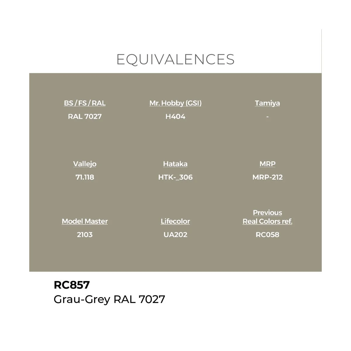 Real Colors: Grau-Grey RAL 7027 17 ml. - AK Interactive RC857