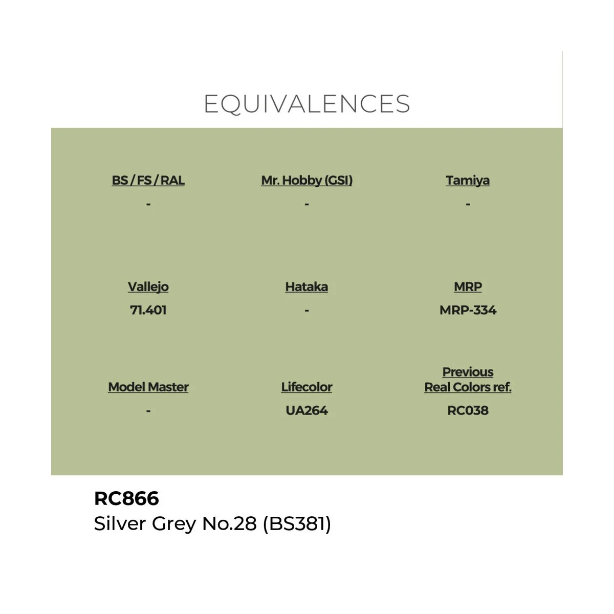 Real Colors: Silver Grey No.28 (BS381) 17 ml. - AK Interactive RC866