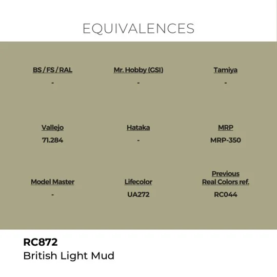 Real Colors: British Light Mud 17 ml. - AK Interactive RC872