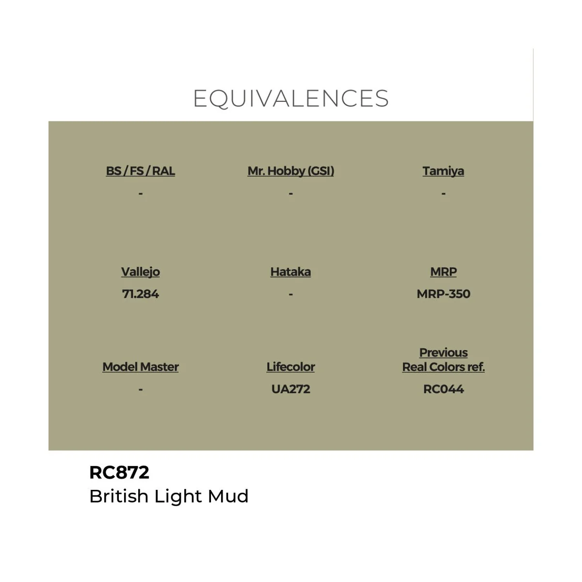Real Colors: British Light Mud 17 ml. - AK Interactive RC872