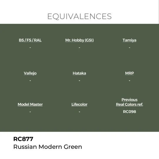 Real Colors: Russian Modern Green 17 ml. - AK Interactive RC877