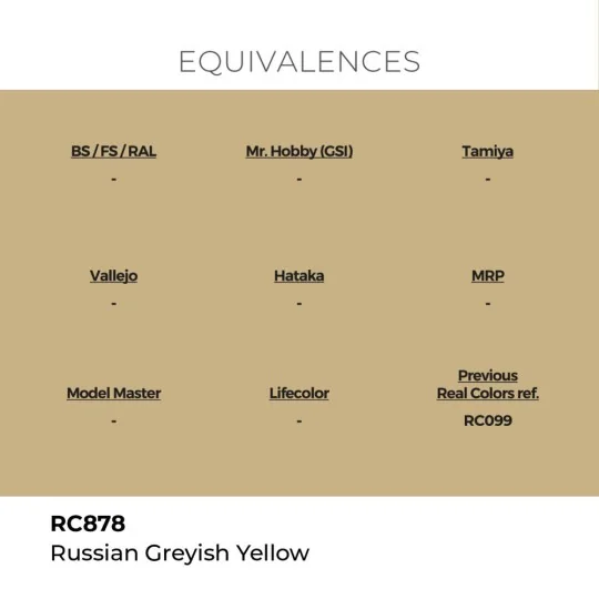 Real Colors: Russian Greyish Yellow 17 ml. - AK Interactive RC878