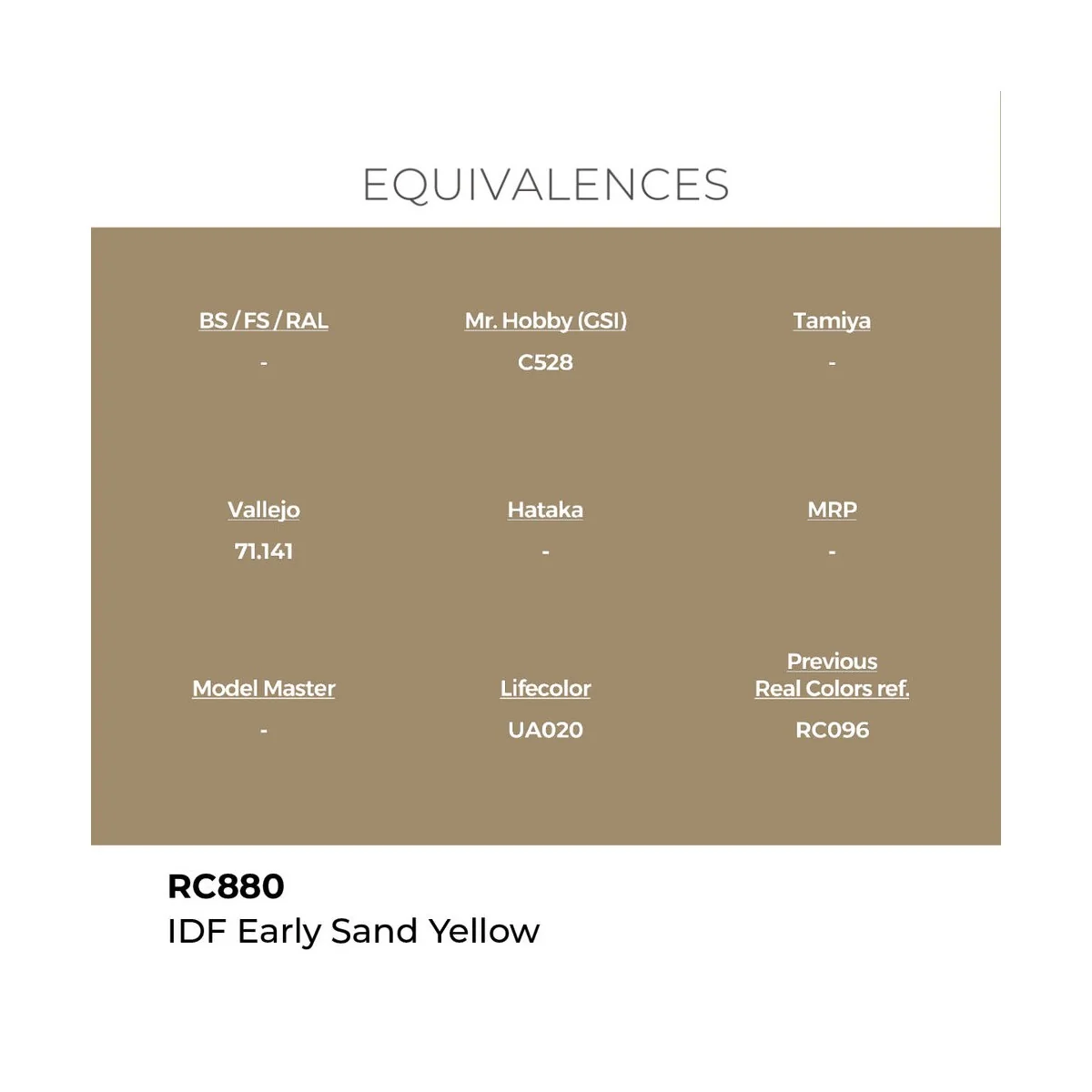 Real Colors: IDF Early Sand Yellow 17 ml. - AK Interactive RC880