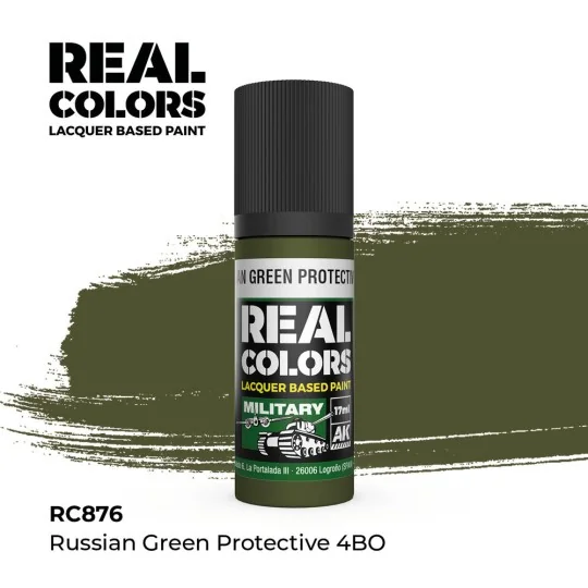 Real Colors: Russian Green Protective 4BO 17 ml. - AK Interactive R...
