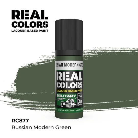 Real Colors: Russian Modern Green 17 ml. - AK Interactive RC877