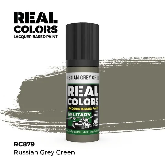Real Colors: Russian Grey Green 17 ml. - AK Interactive RC879