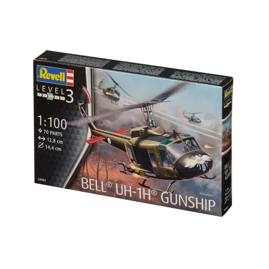 Bell UH-1H Gunship, 1/100 - Revell 04983