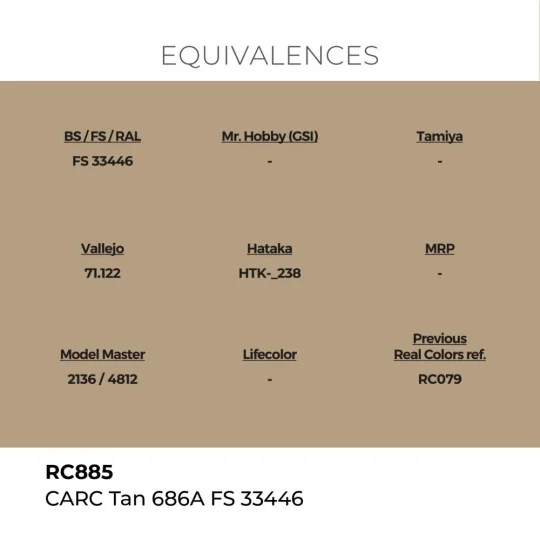 Real Colors: CARC Tan 686A FS 33446 17 ml. - AK Interactive RC885