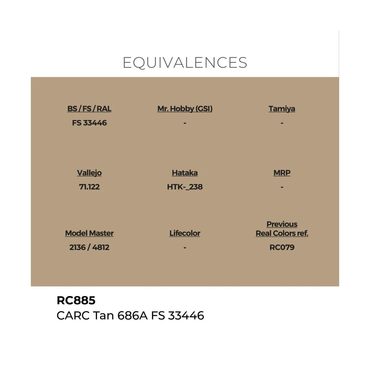 Real Colors: CARC Tan 686A FS 33446 17 ml. - AK Interactive RC885