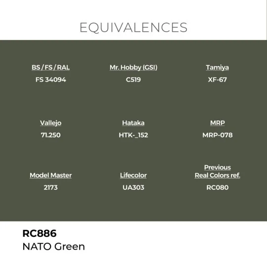 Real Colors: NATO Green 17 ml. - AK Interactive RC886