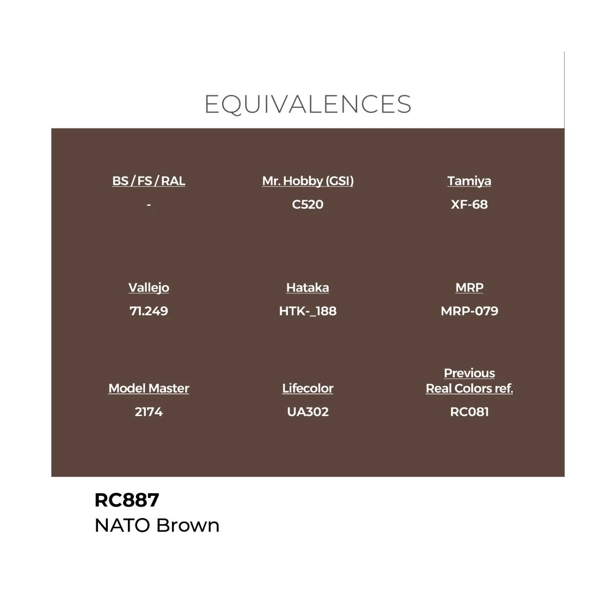Real Colors: NATO Brown 17 ml. - AK Interactive RC887