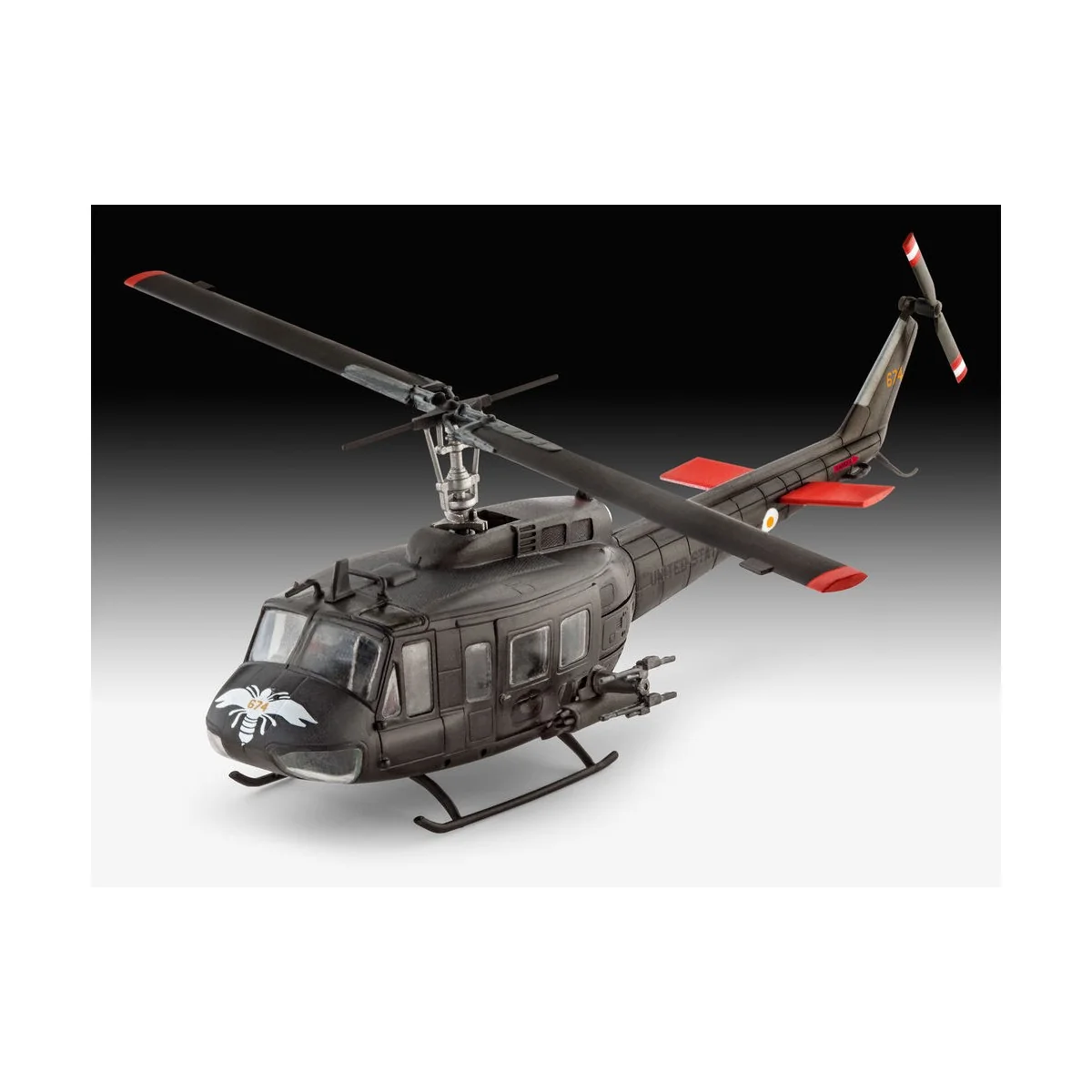 Bell UH-1H Gunship, 1/100 - Revell 04983