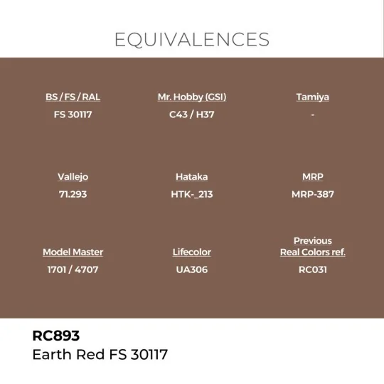 Real Colors: Earth Red FS 30117 17 ml. - AK Interactive RC893