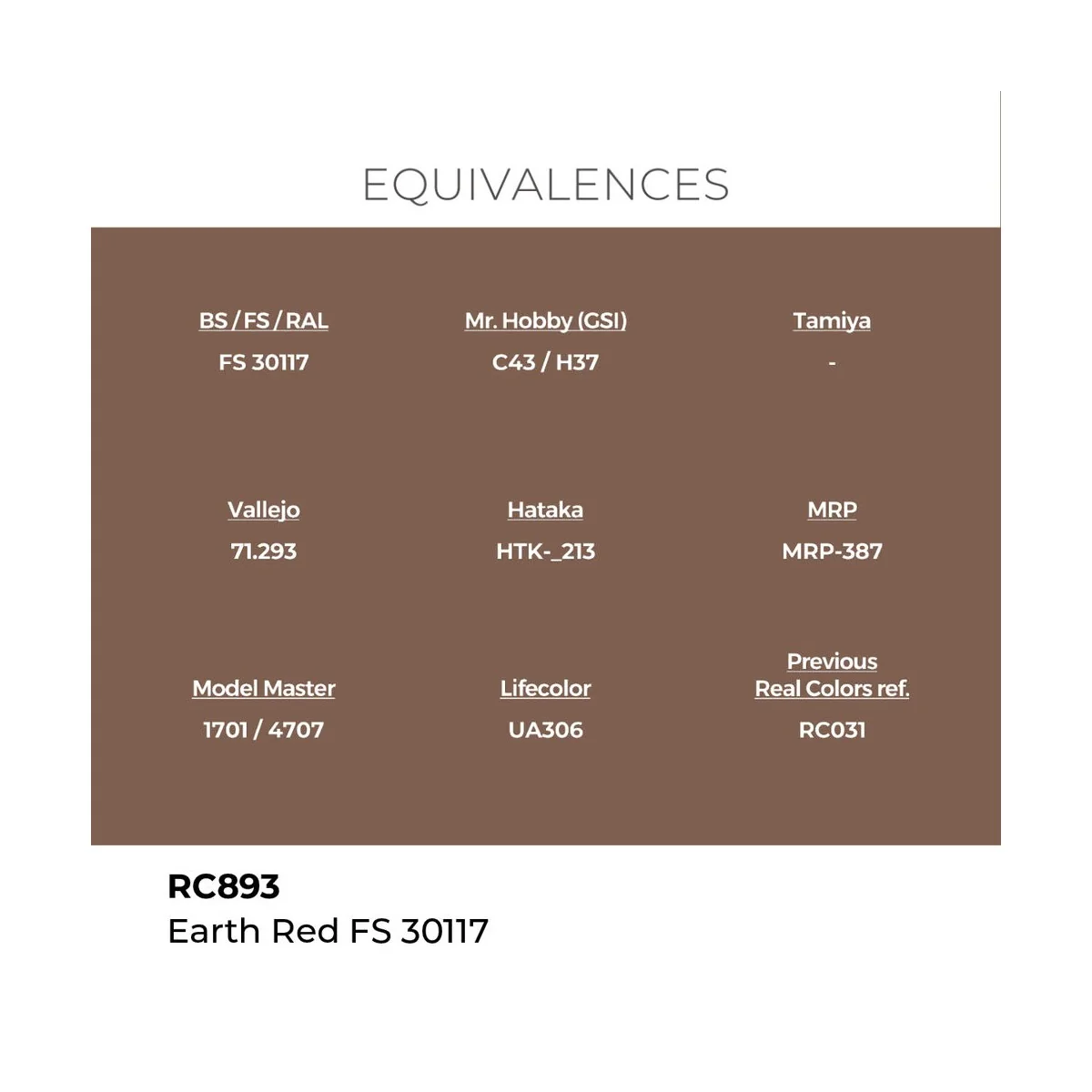 Real Colors: Earth Red FS 30117 17 ml. - AK Interactive RC893