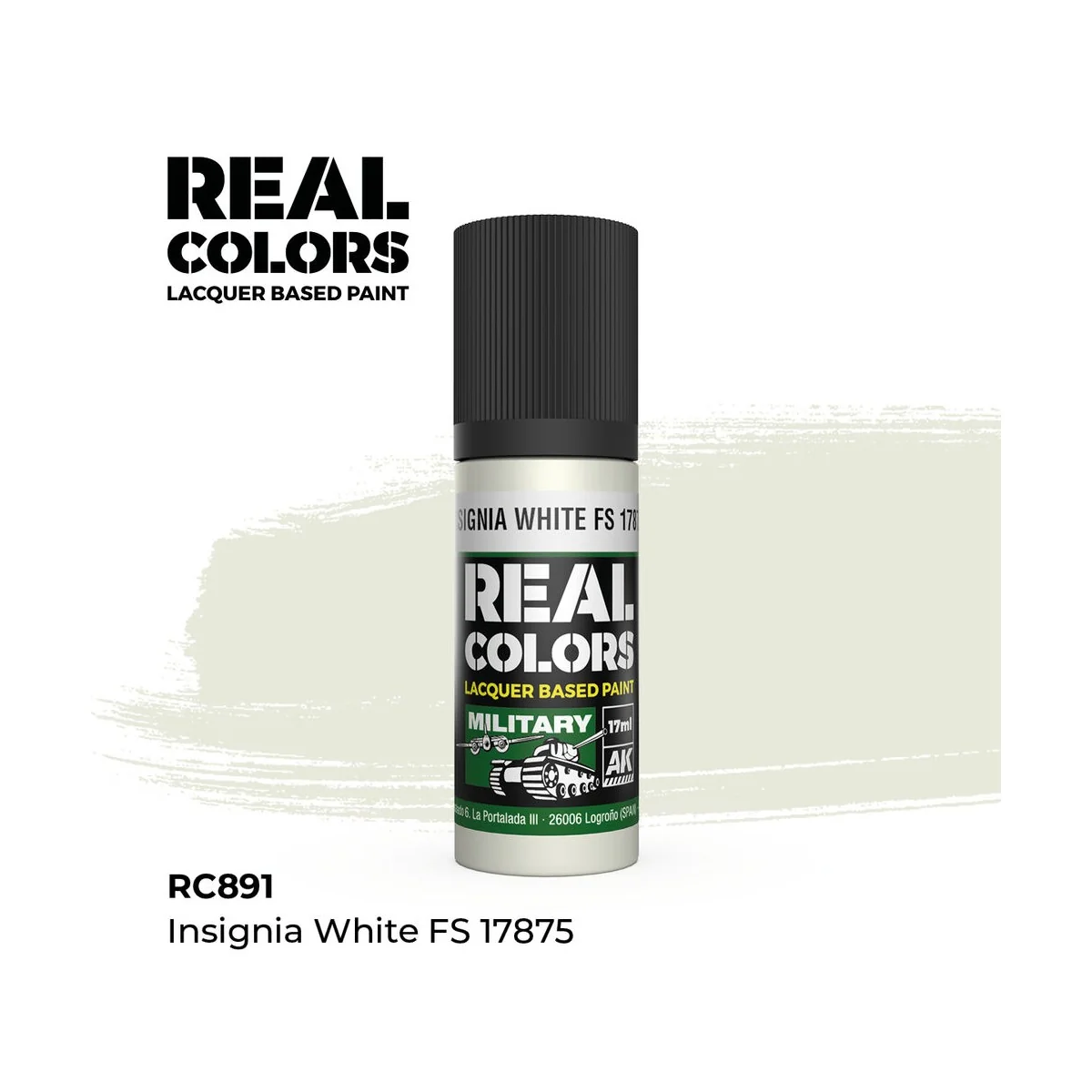 Real Colors: Insignia White FS 17875 17 ml. - AK Interactive RC891