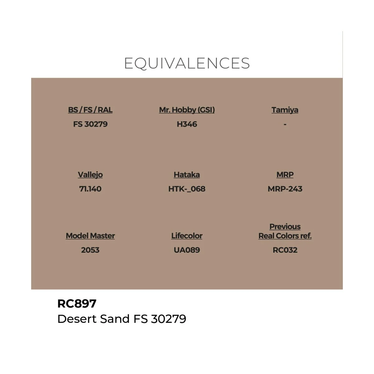 Real Colors: Desert Sand FS 30279 17 ml. - AK Interactive RC897