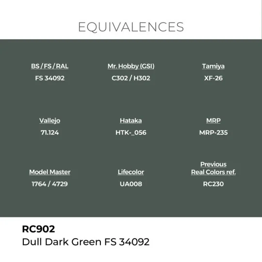 Real Colors: Dull Dark Green FS 34092 17 ml. - AK Interactive RC902
