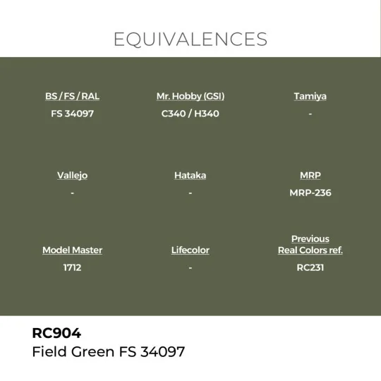 Real Colors: Field Green FS 34097 17 ml. - AK Interactive RC904