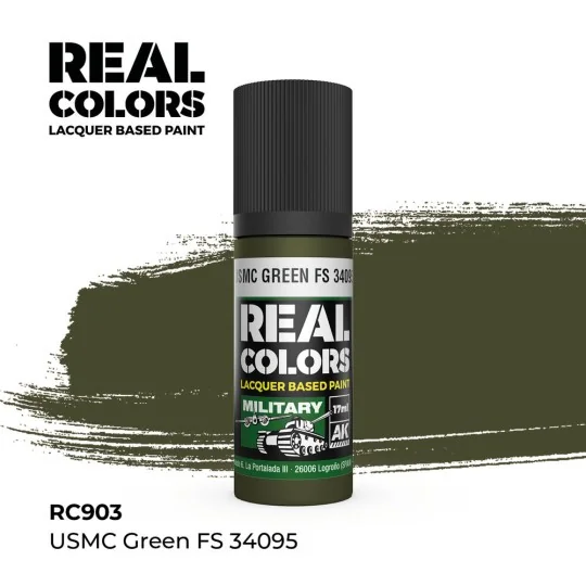Real Colors: USMC Green FS 34095 17 ml. - AK Interactive RC903