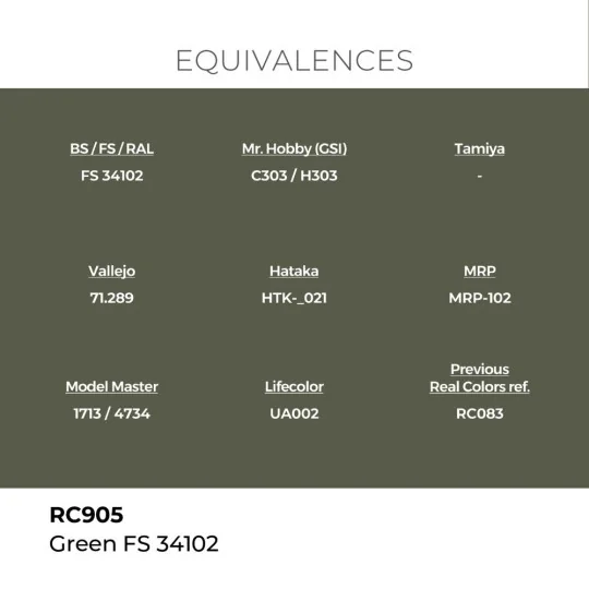 Real Colors: Green FS 34102 17 ml. - AK Interactive RC905