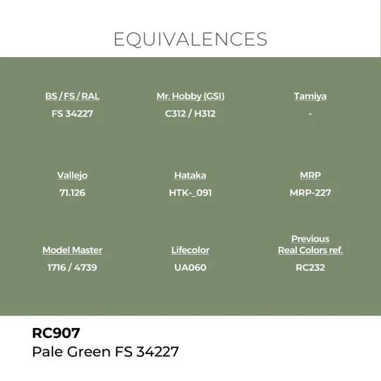 Real Colors: Pale Green FS 34227 17 ml. - AK Interactive RC907