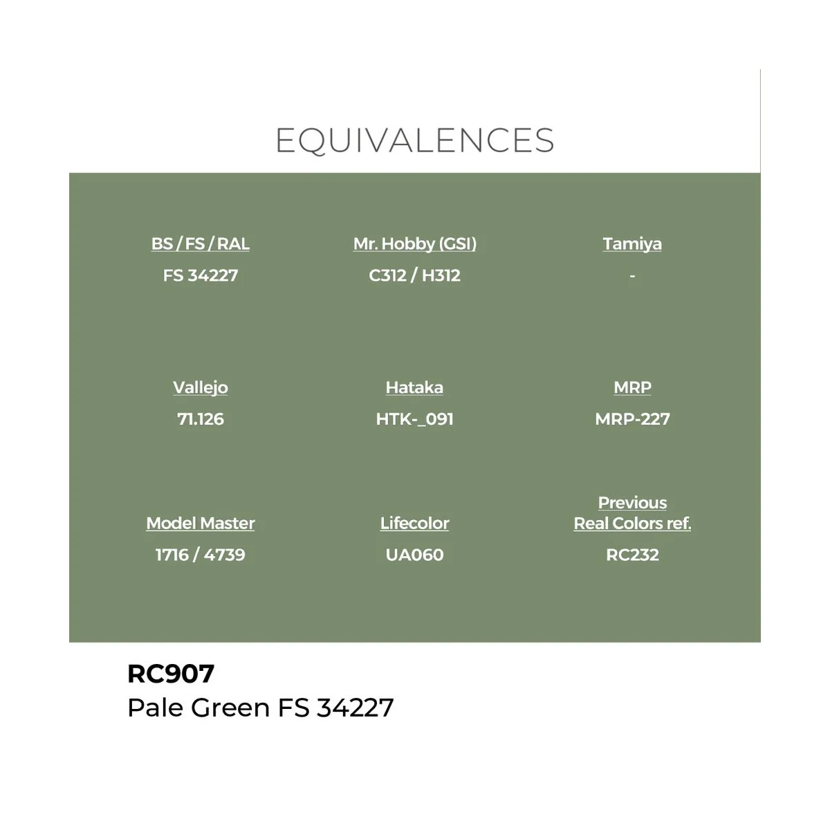 Real Colors: Pale Green FS 34227 17 ml. - AK Interactive RC907