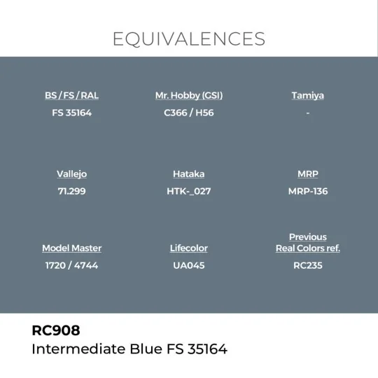 Real Colors: Intermediate Blue FS 35164 17 ml. - AK Interactive RC908