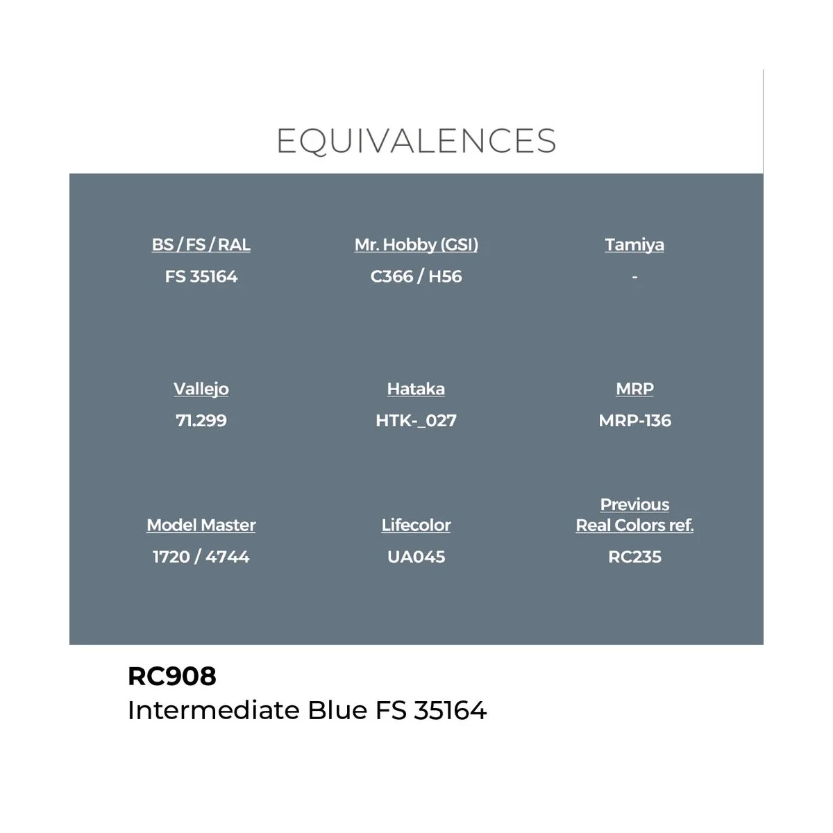 Real Colors: Intermediate Blue FS 35164 17 ml. - AK Interactive RC908