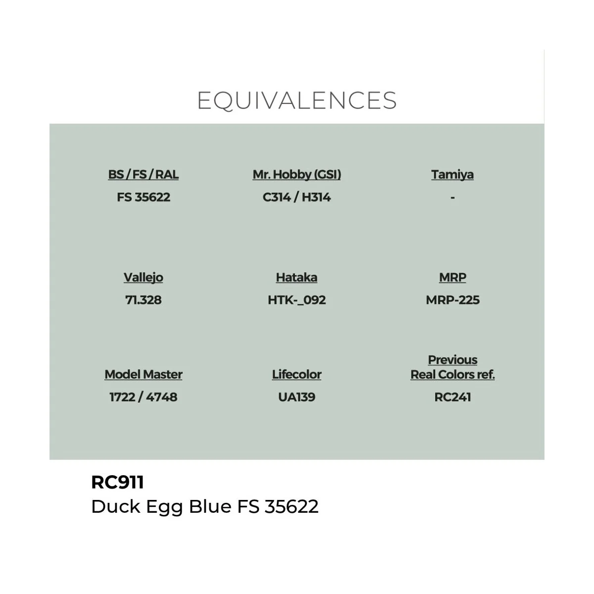 Real Colors: Duck Egg Blue FS 35622 17 ml. - AK Interactive RC911