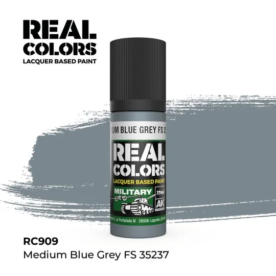 Real Colors: Medium Blue Grey FS 35237 17 ml. - AK Interactive RC909