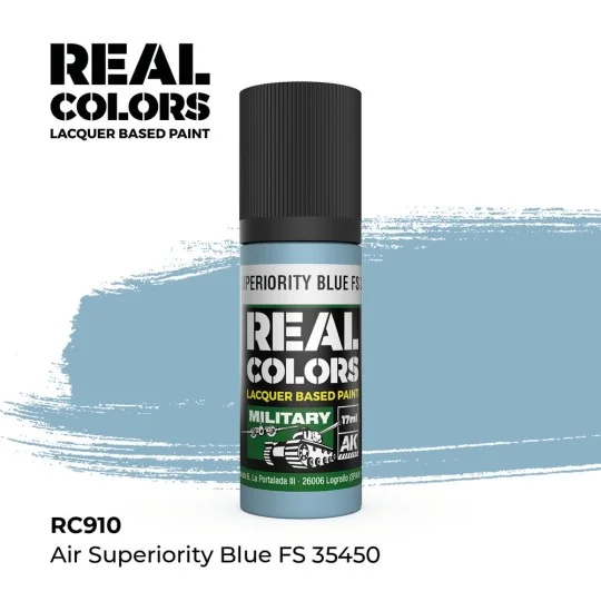 Real Colors: Air Superiority Blue FS 35450 17 ml. - AK Interactive ...
