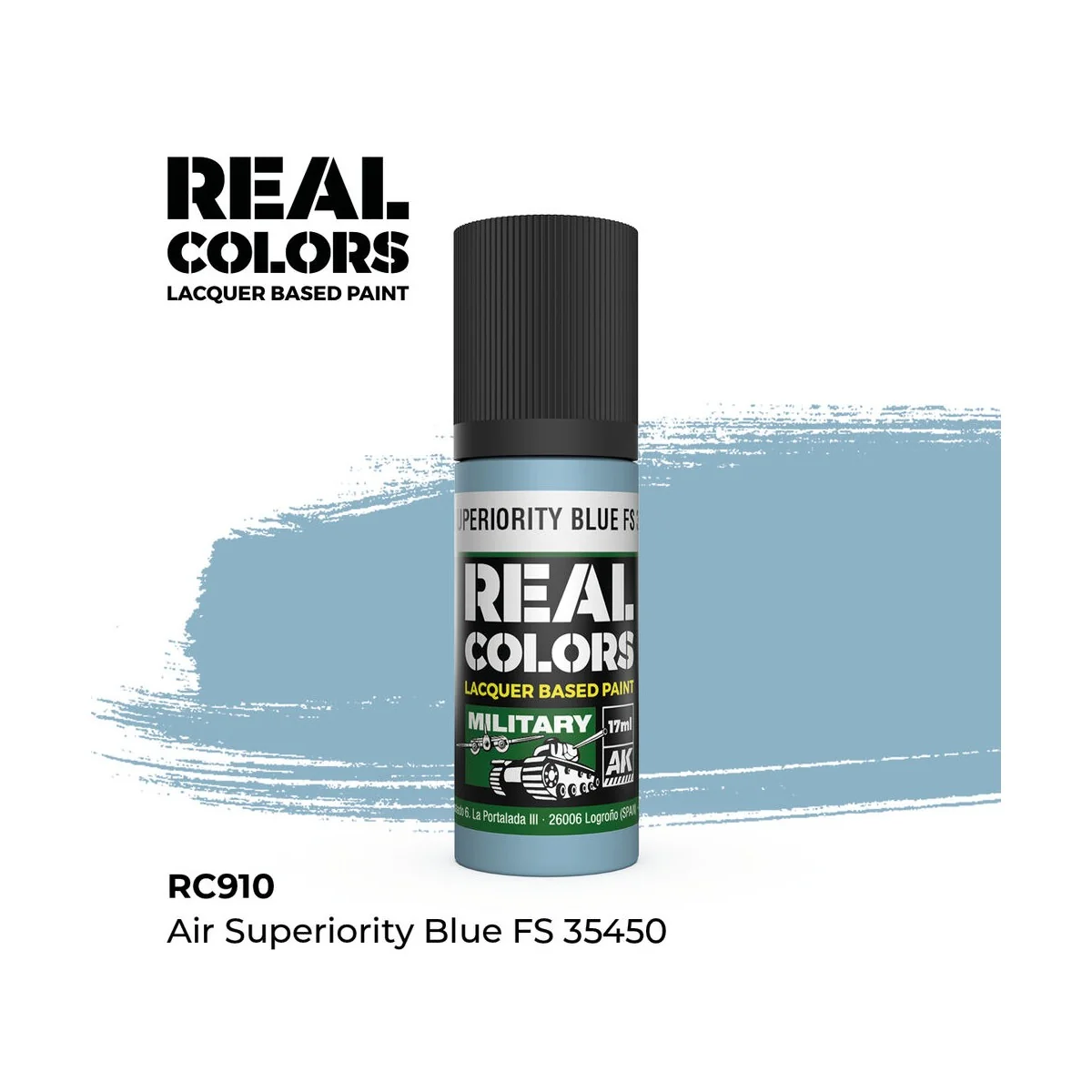 Real Colors: Air Superiority Blue FS 35450 17 ml. - AK Interactive ...