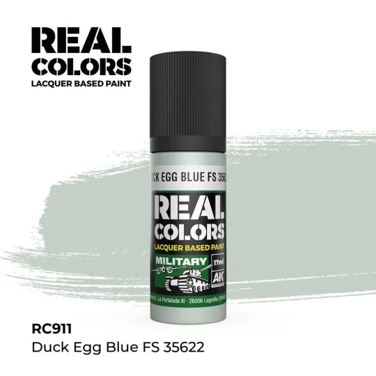 Real Colors: Duck Egg Blue FS 35622 17 ml. - AK Interactive RC911