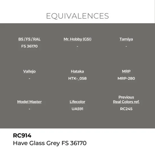 Real Colors: Have Glass Grey FS 36170 17 ml. - AK Interactive RC914