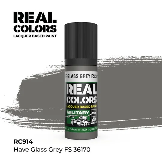 Real Colors: Have Glass Grey FS 36170 17 ml. - AK Interactive RC914