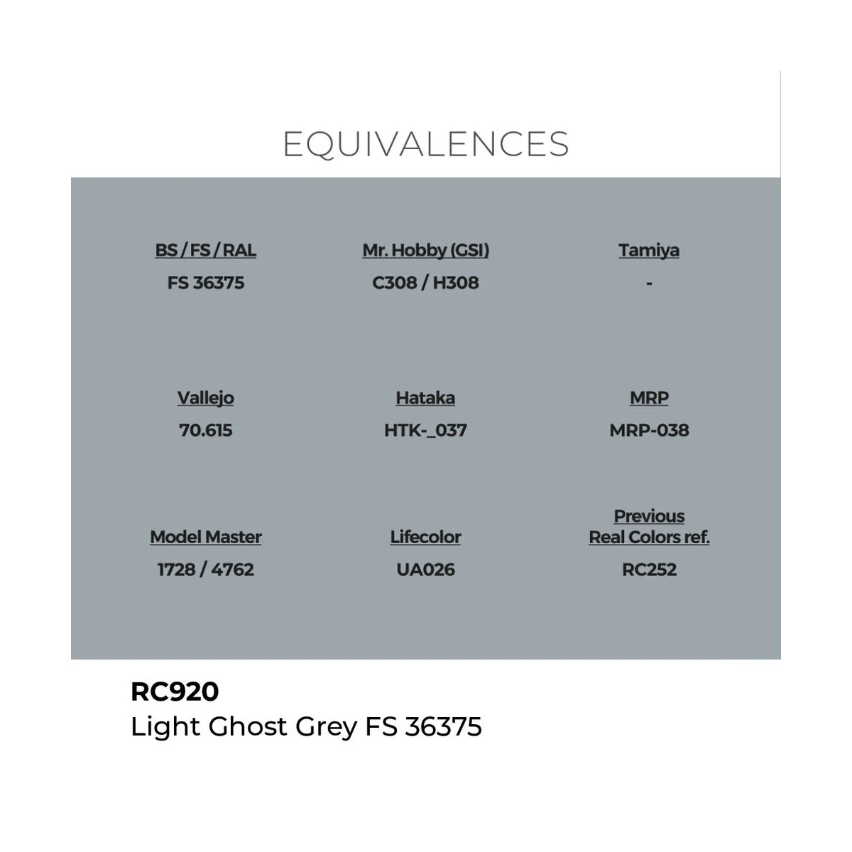 Real Colors: Light Ghost Grey FS 36375 17 ml. - AK Interactive RC920