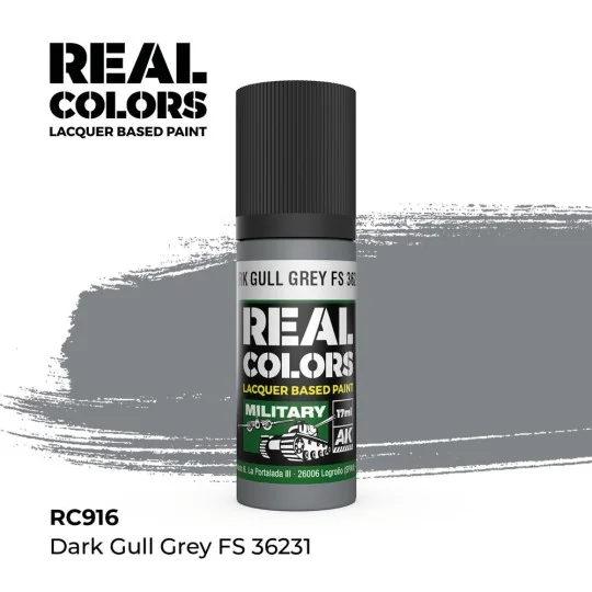 Real Colors: Dark Gull Grey FS 36231 17 ml. - AK Interactive RC916