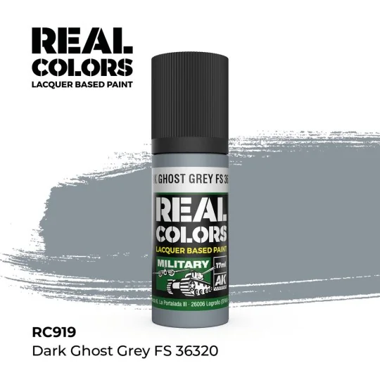 Real Colors: Dark Ghost Grey FS 36320 17 ml. - AK Interactive RC919