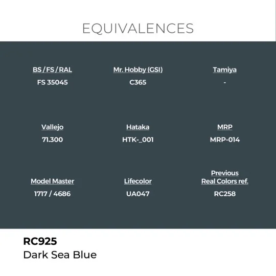 Real Colors: Dark Sea Blue 17 ml. - AK Interactive RC925