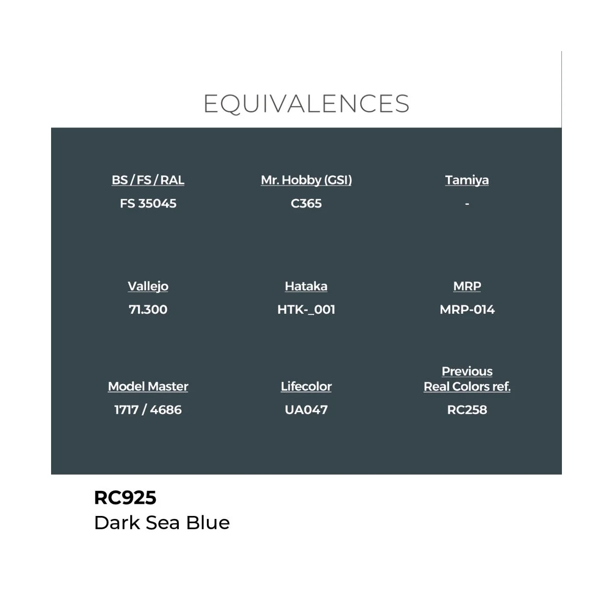 Real Colors: Dark Sea Blue 17 ml. - AK Interactive RC925