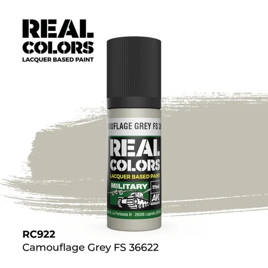 Real Colors: Camouflage Grey FS 36622 17 ml. - AK Interactive RC922