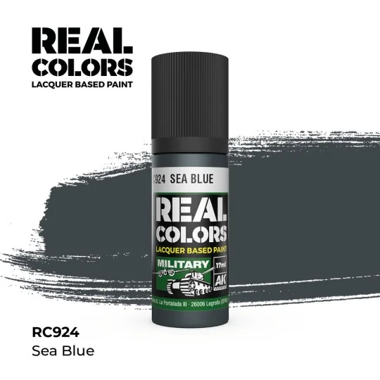 Real Colors: Sea Blue 17 ml. - AK Interactive RC924