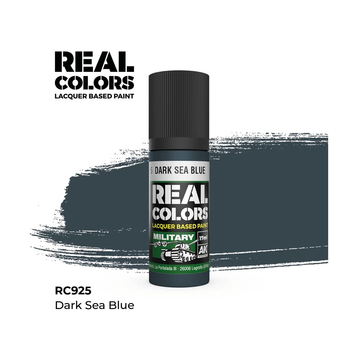 Real Colors: Dark Sea Blue 17 ml. - AK Interactive RC925