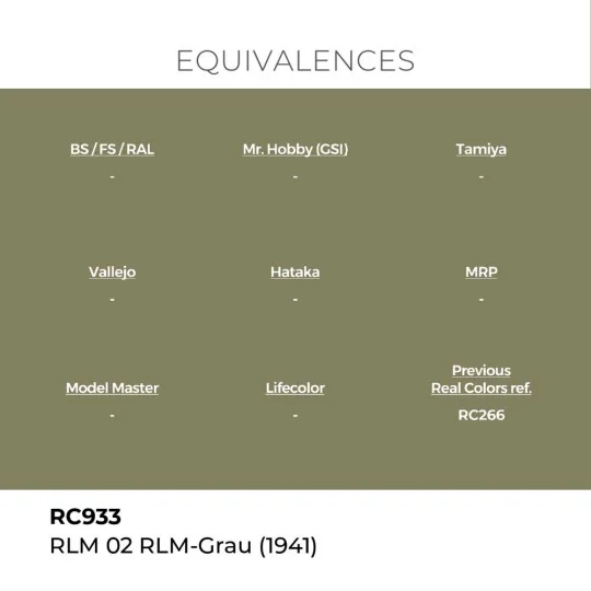 Real Colors: RLM 02 RLM-GRAU (1941) 17 ml. - AK Interactive RC933