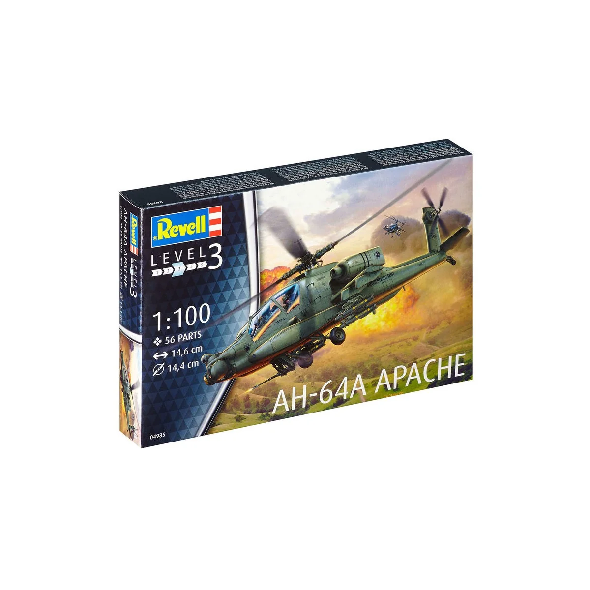 AH-64A Apache, 1/100 - Revell 04985