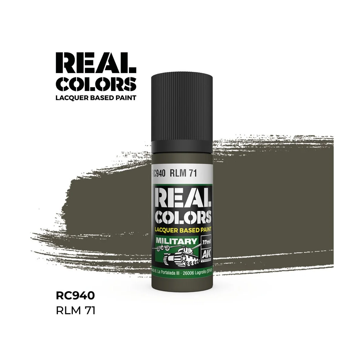 Real Colors: RLM 71 17 ml. - AK Interactive RC940